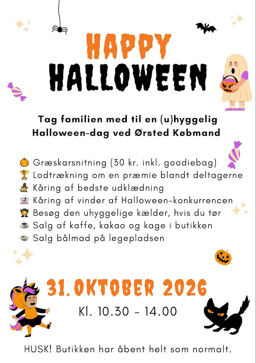 Invitation til haloween 2026